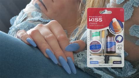 Push your finger forward within the container and roll your finger gently. . Kiss acrylic nail kit instructions
